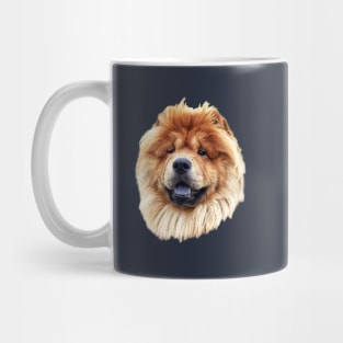 Chow Chow Fluffy Puppy Dog Head Mug